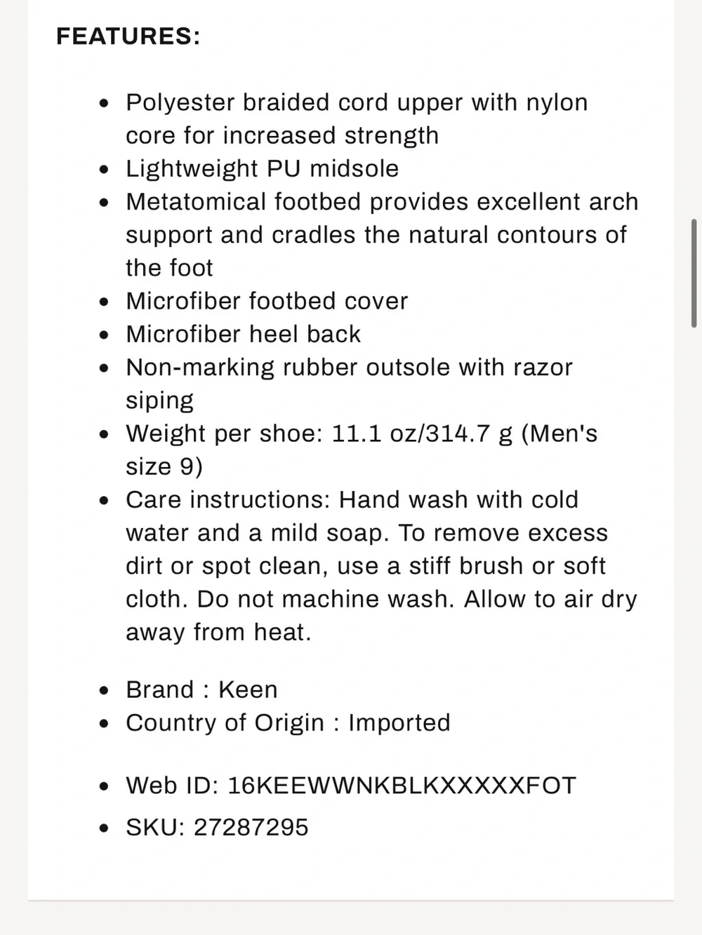 Keen details me
